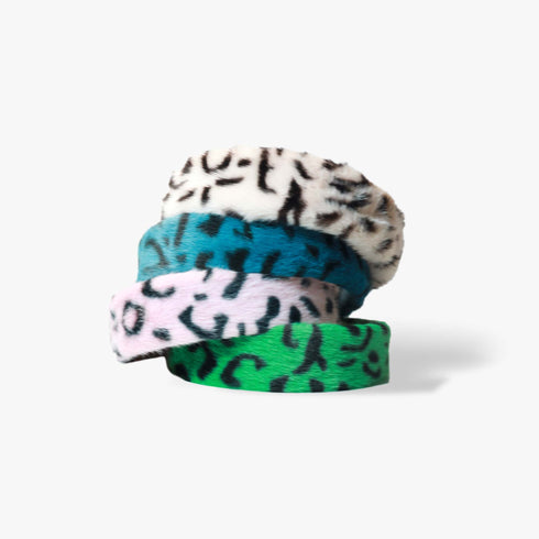 Leopard Print Furry Headband